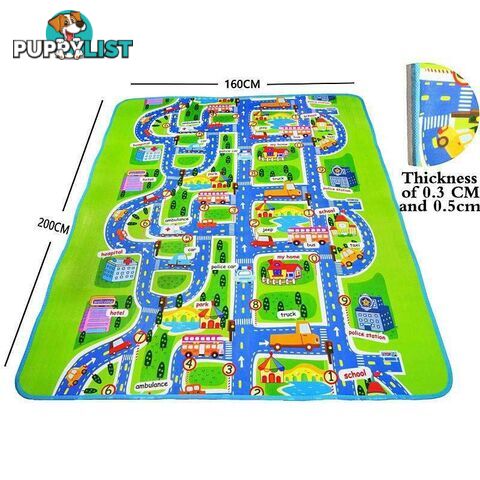 City Roads Playmat