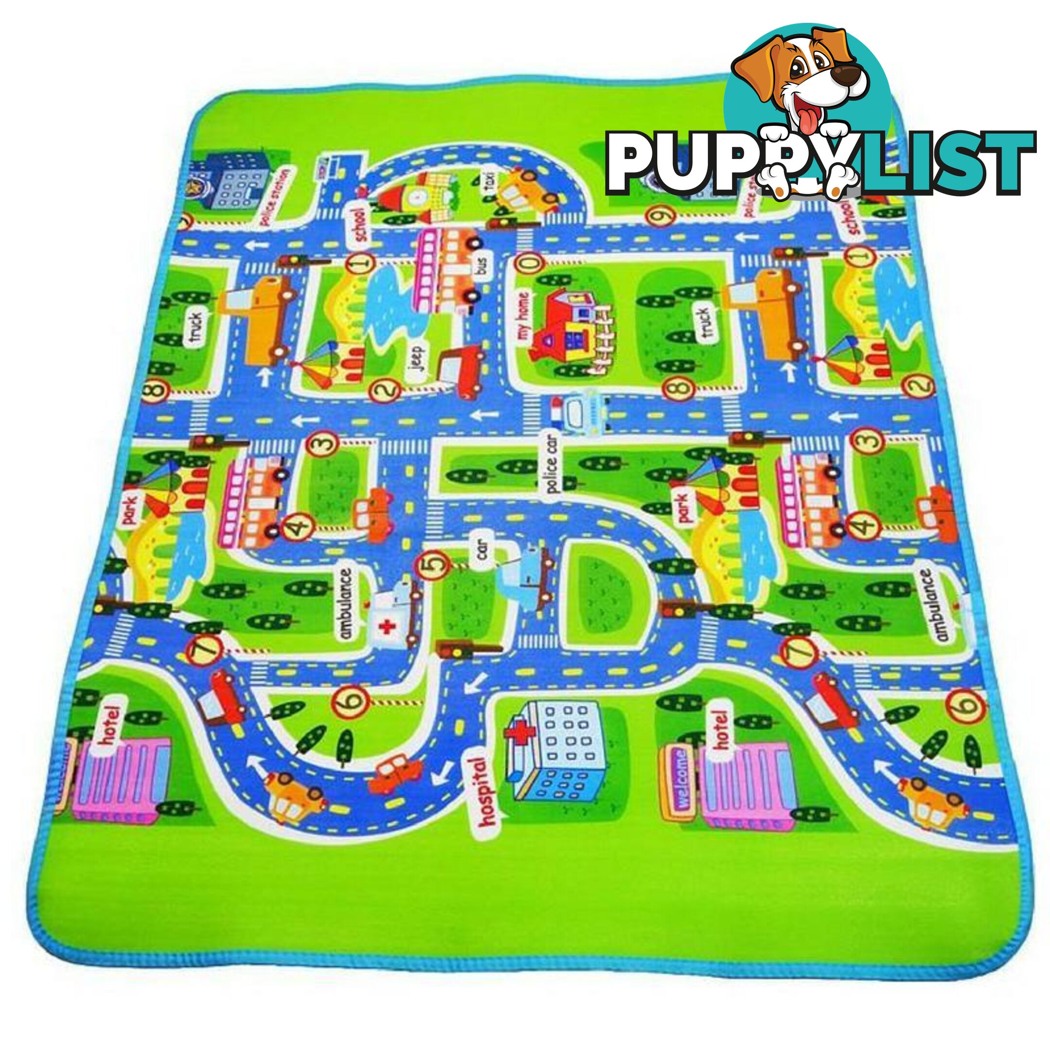 City Roads Playmat