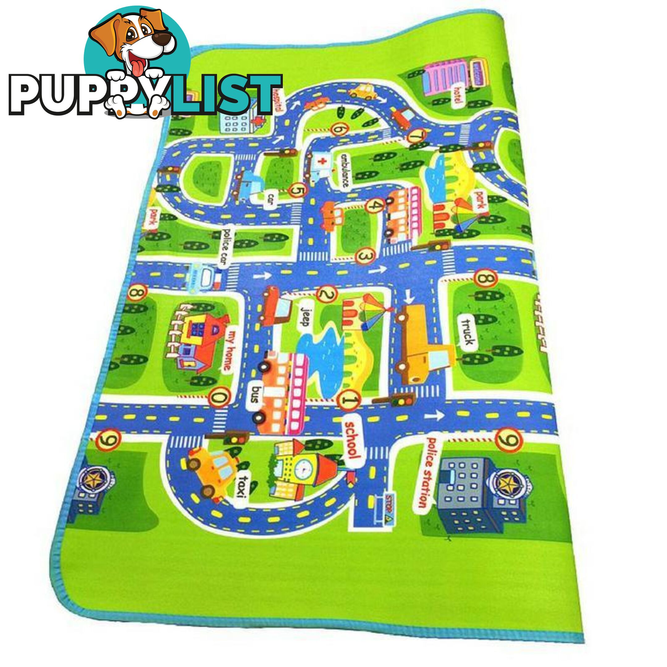 City Roads Playmat