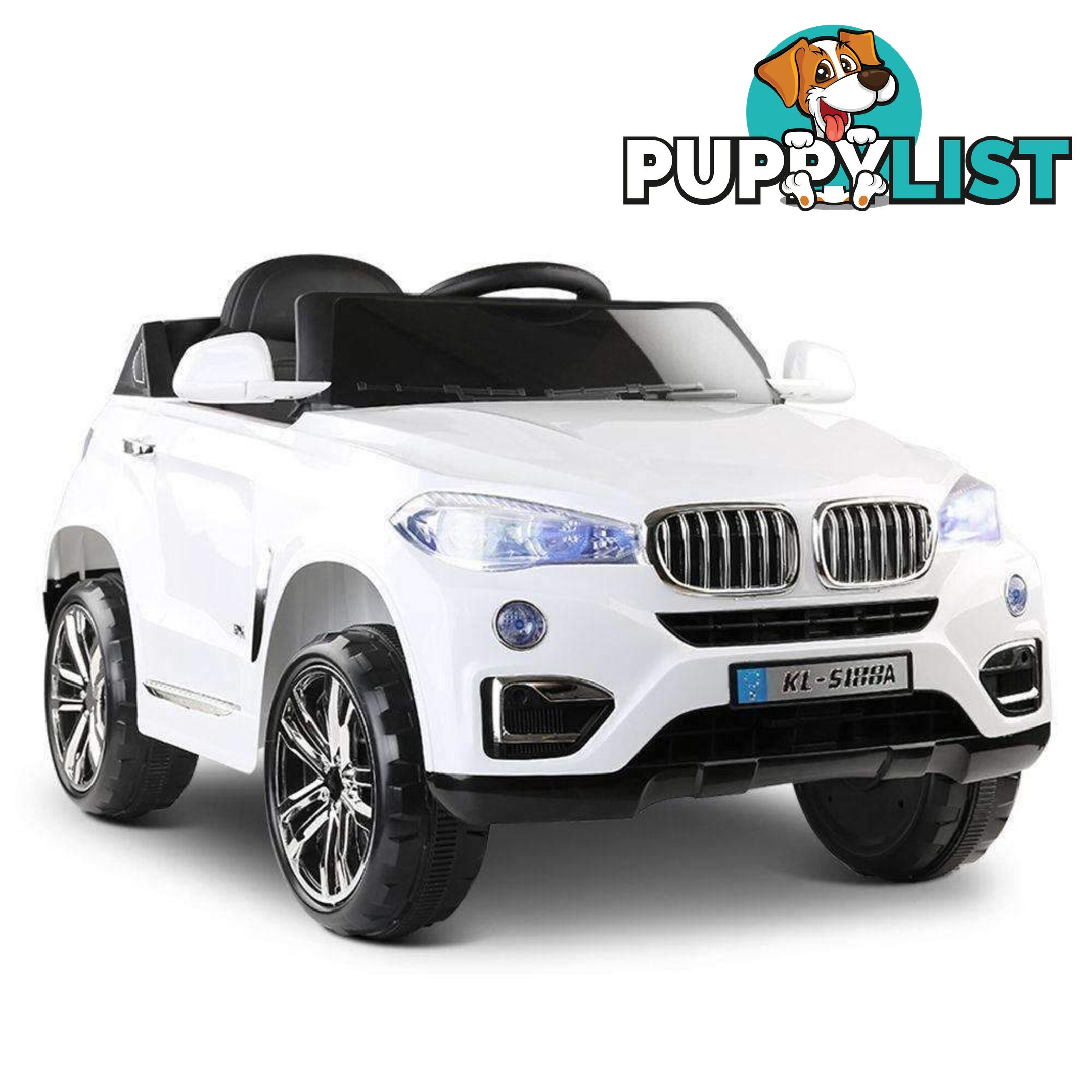 BMW Style X5 Electric Toy Car - White