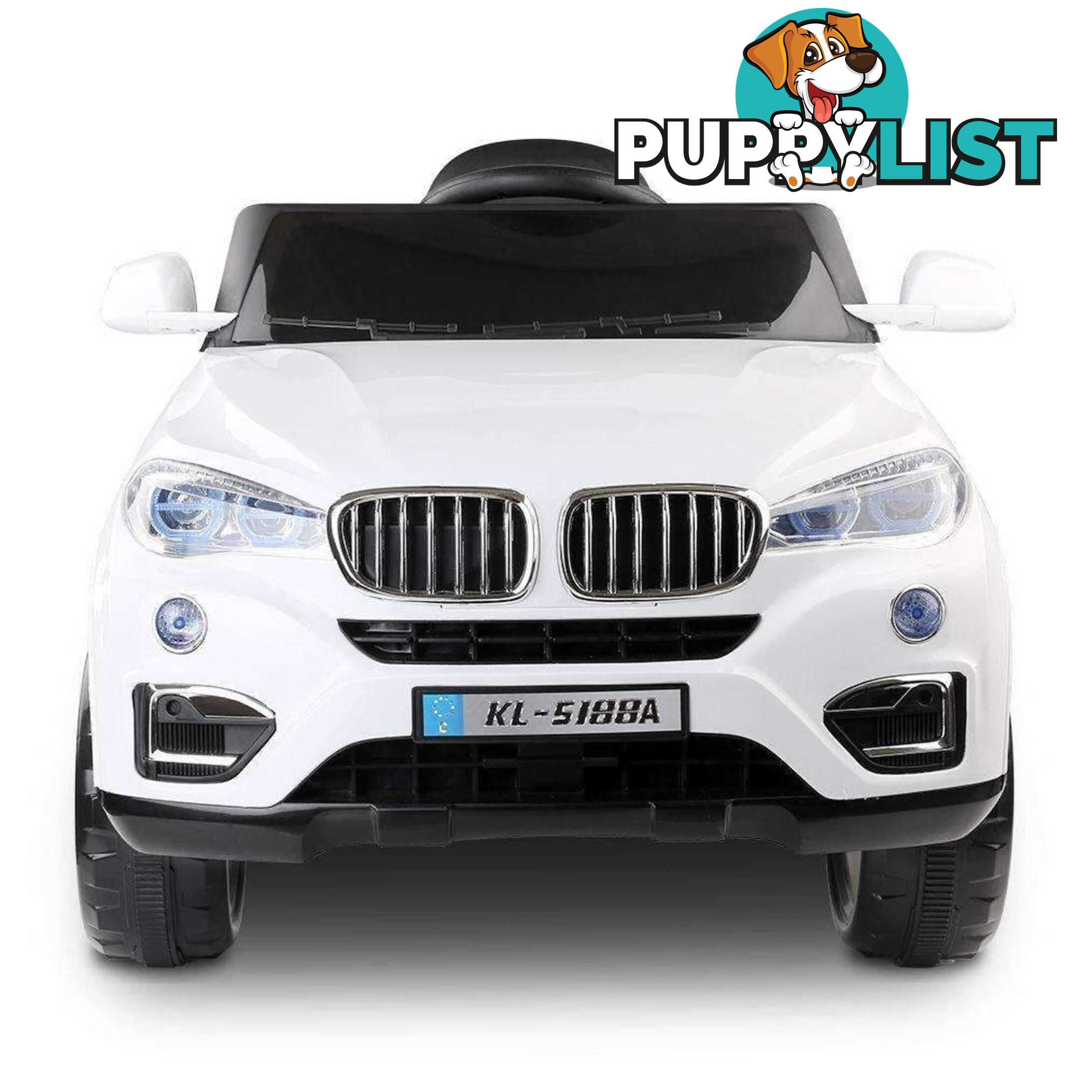 BMW Style X5 Electric Toy Car - White