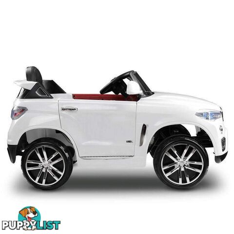 BMW Style X5 Electric Toy Car - White