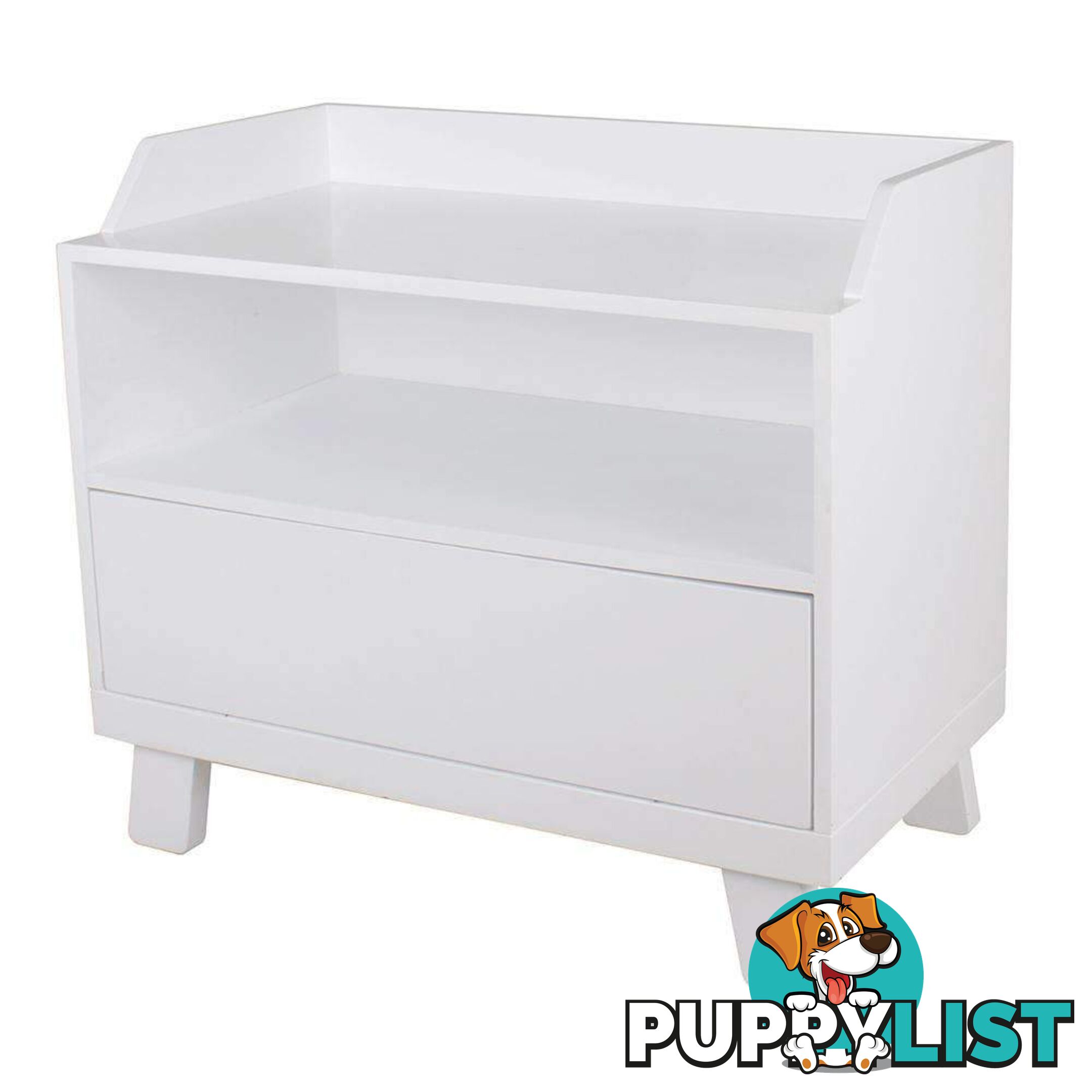 Casa Toy Box with Seat - White