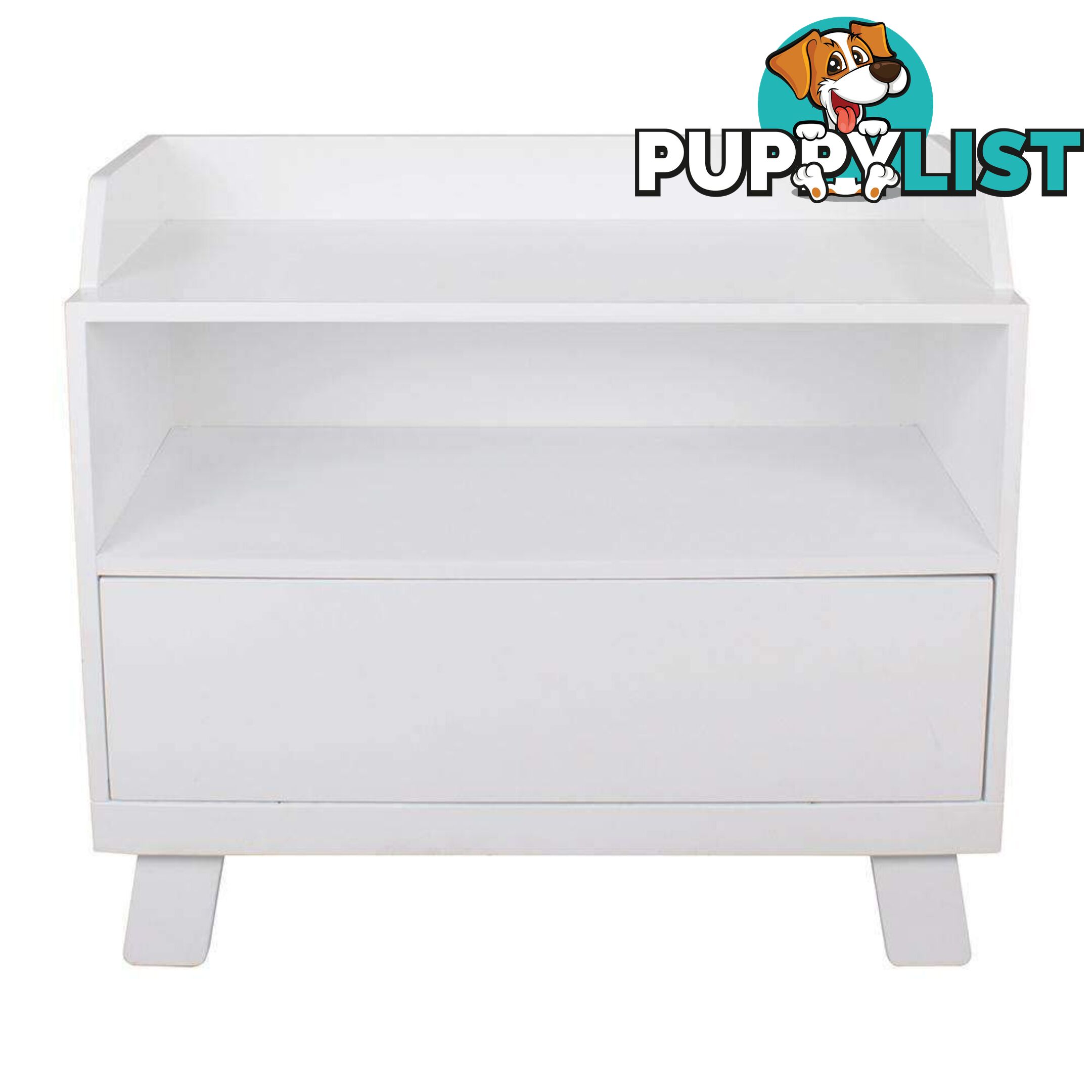 Casa Toy Box with Seat - White