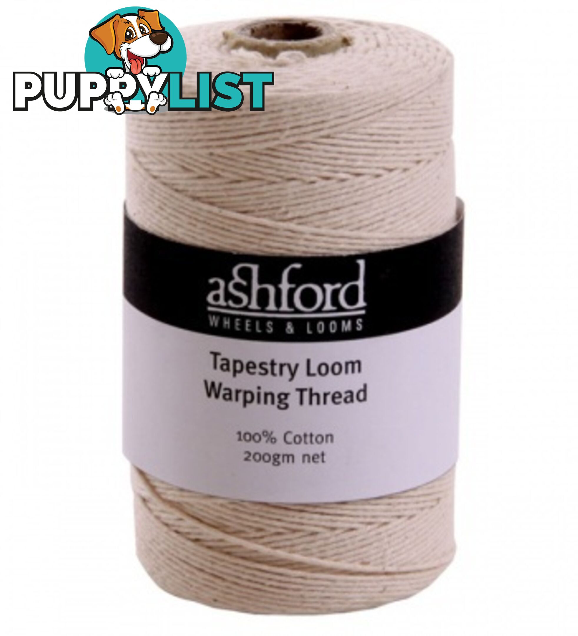 Tapestry Loom Warping Thread 100% cotton - 200g cones - Ashford - MPN: TLWT