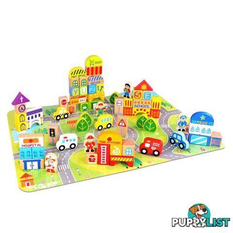 CITY BLOCK-100PCS