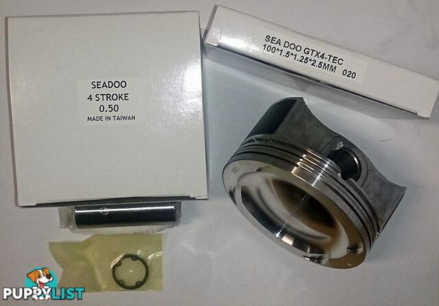 AJSP Sea-Doo 4 Stroke RXP/RXT Forged Piston Kit 0.5MM *SALE* - MPN: 78-54126