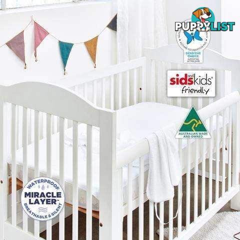 Cotton Terry Cot Mattress Protector with Elastic Straps