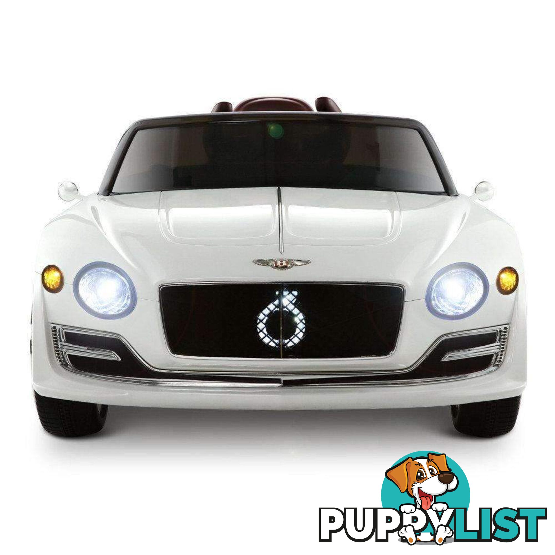 Bentley Style XP12 Electric Toy Car - White