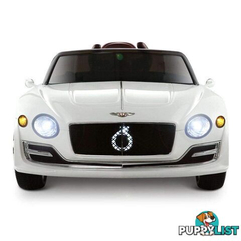 Bentley Style XP12 Electric Toy Car - White