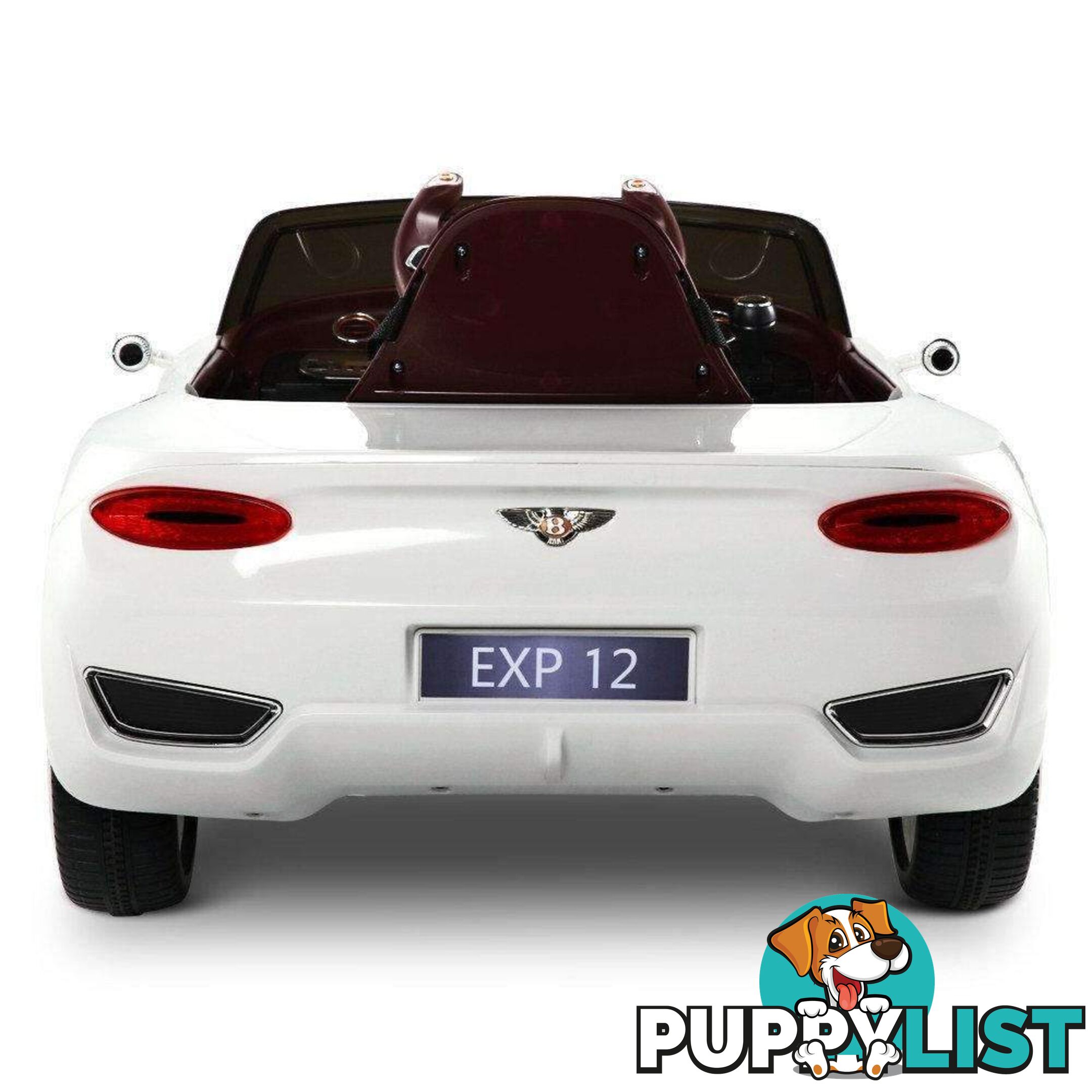 Bentley Style XP12 Electric Toy Car - White