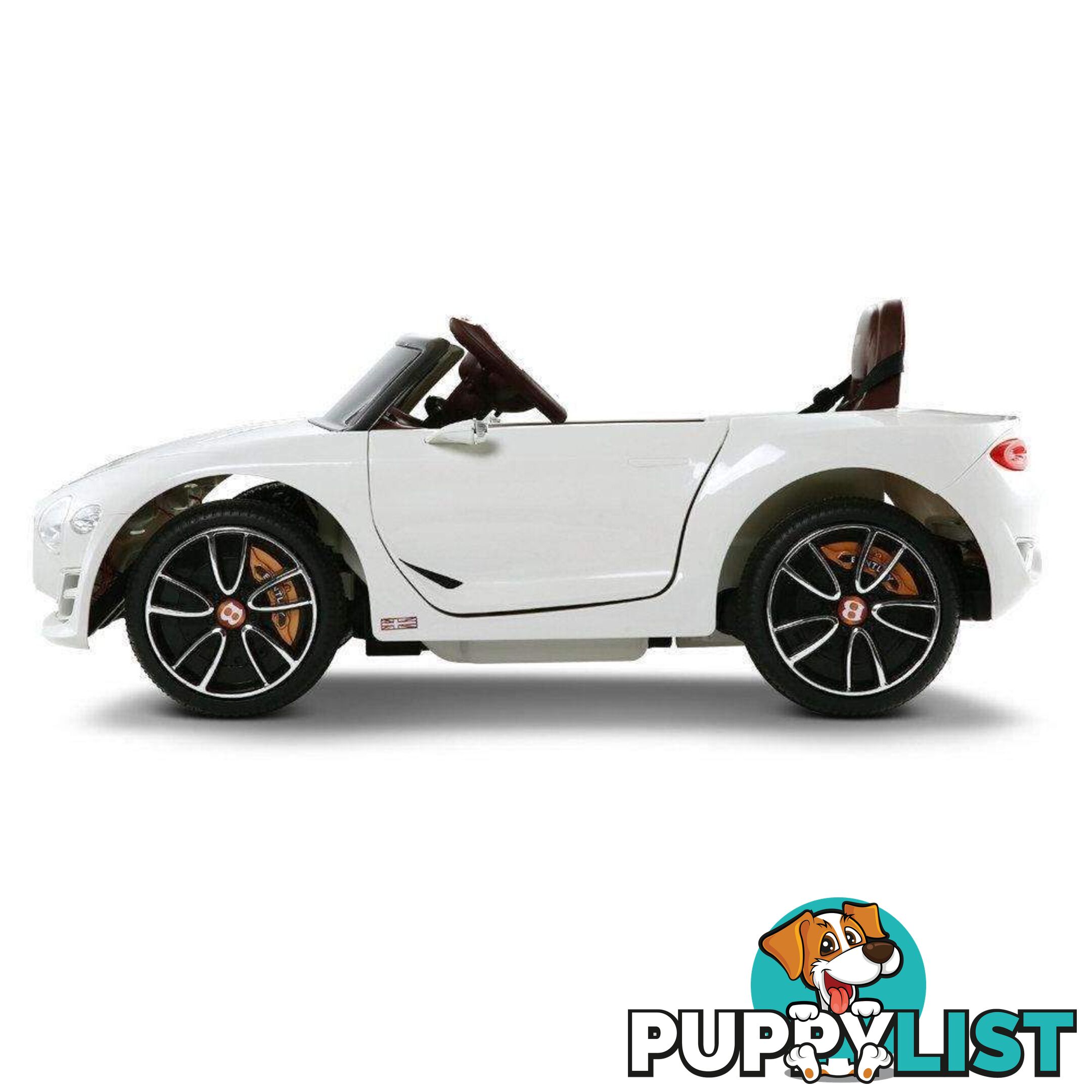 Bentley Style XP12 Electric Toy Car - White