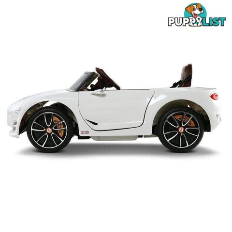 Bentley Style XP12 Electric Toy Car - White