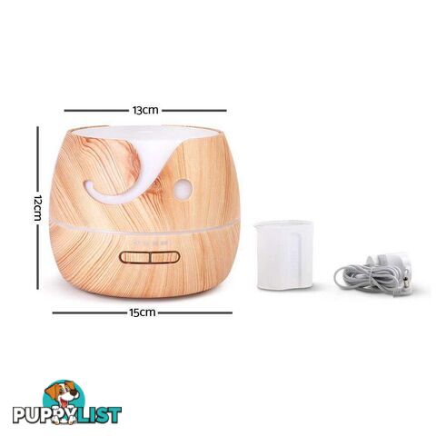 Aroma Diffuser Air Humidifier 400ml Light Wood Grain