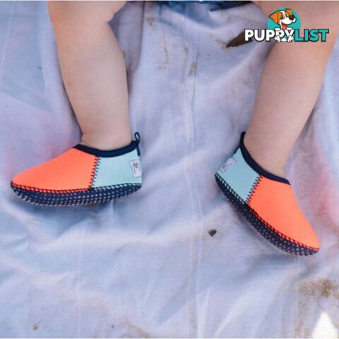 CORAL & MINT ORIGINAL SOFT SOLE BEACH SHOES