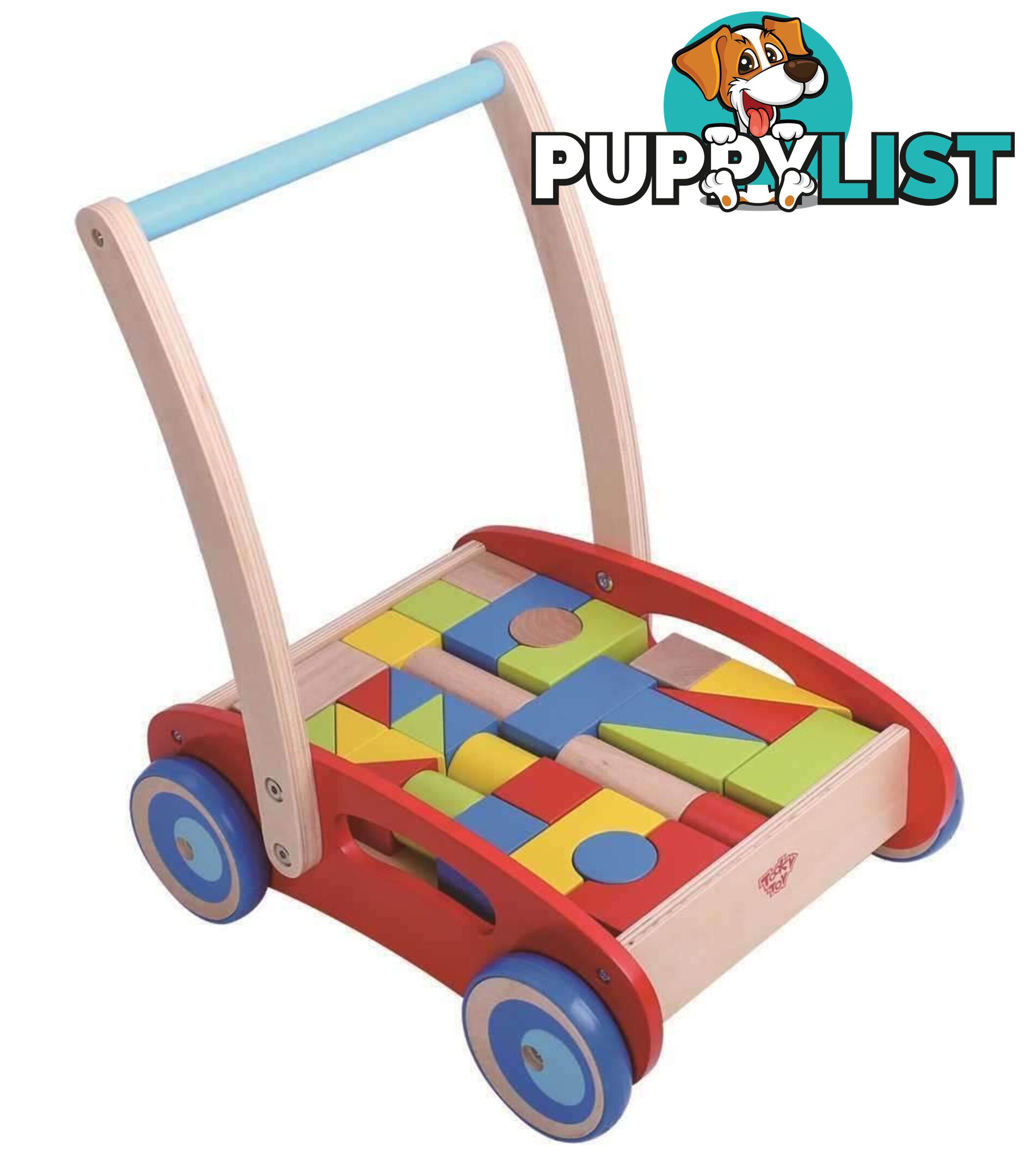 BABY WALKER WITH BLOCKS