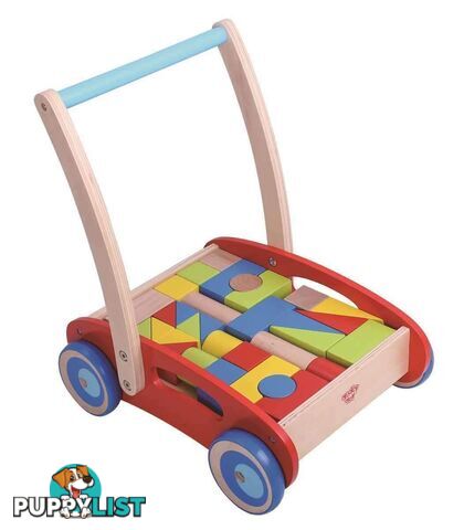 BABY WALKER WITH BLOCKS