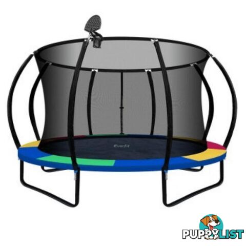 12FT Trampoline Mat with Basketball Hoop