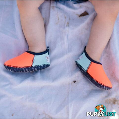 CORAL & MINT ORIGINAL SOFT SOLE BEACH SHOES