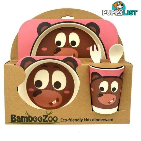 BAMBOOZOO DINNERWARE BEAR 5PCS