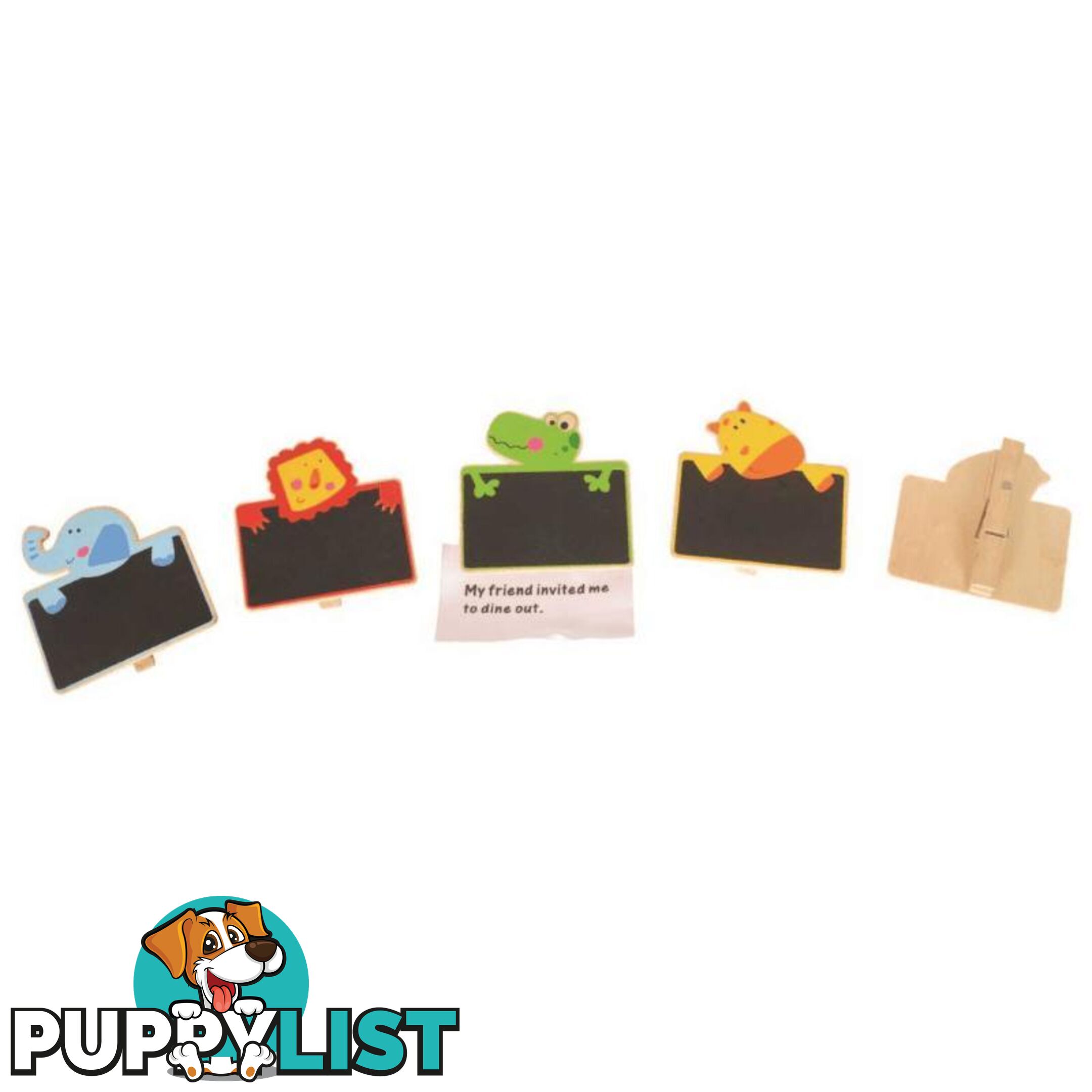 ANIMAL MAGNET CLIP BLACKBOARD