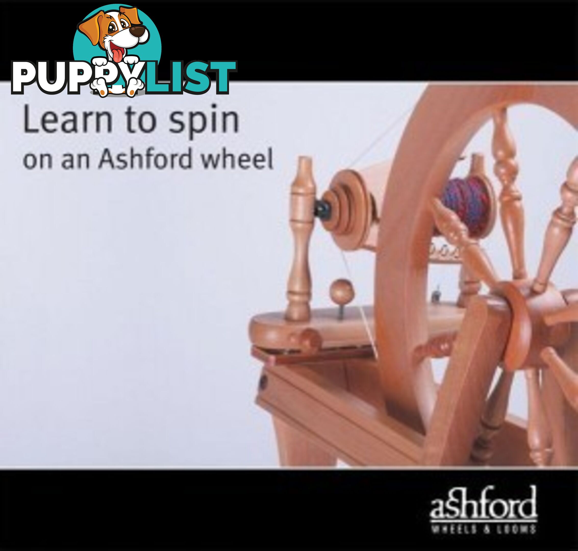 Learn to Spin on an Ashford Wheel - Ashford - MPN: LTS