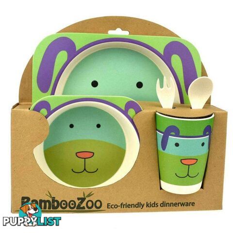 BAMBOOZOO DINNERWARE DOG 5PCS