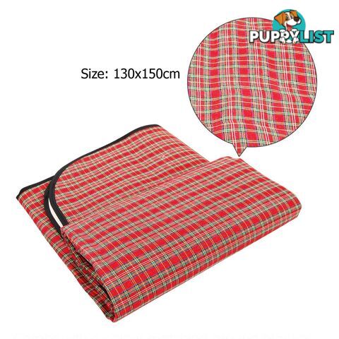 Alfresco 4 Person Picnic Basket Red Handle Corporate Blanket