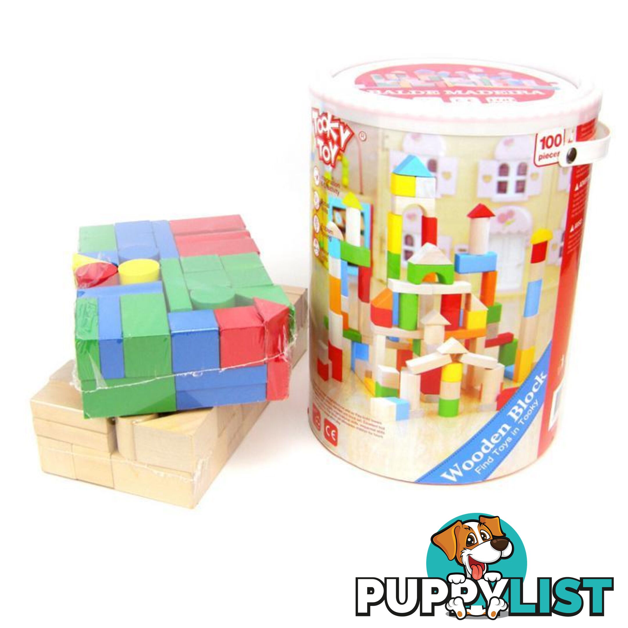 100PCS WOODEN BLOCK