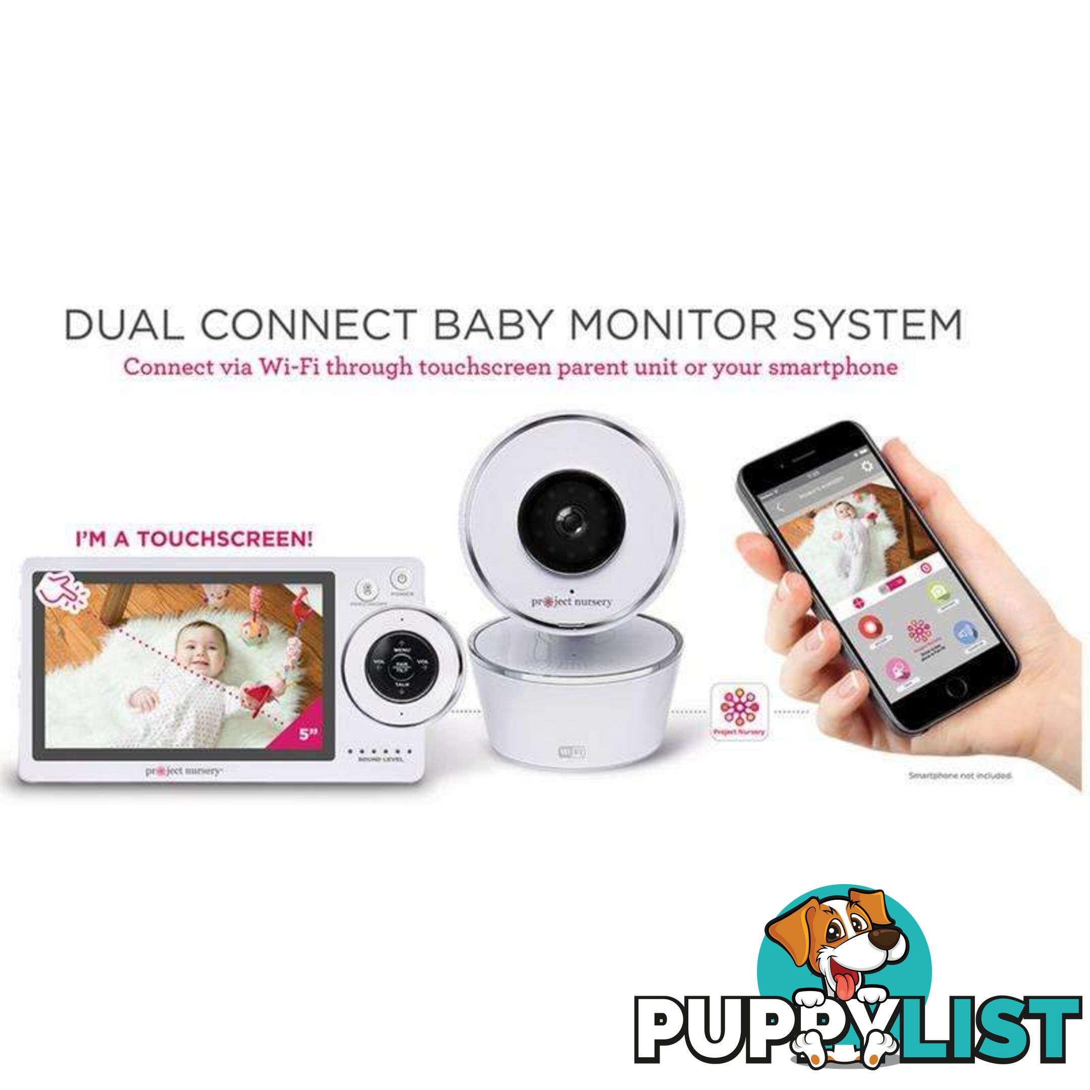 5" WiFi Video Baby Monitor w/ Remote Access