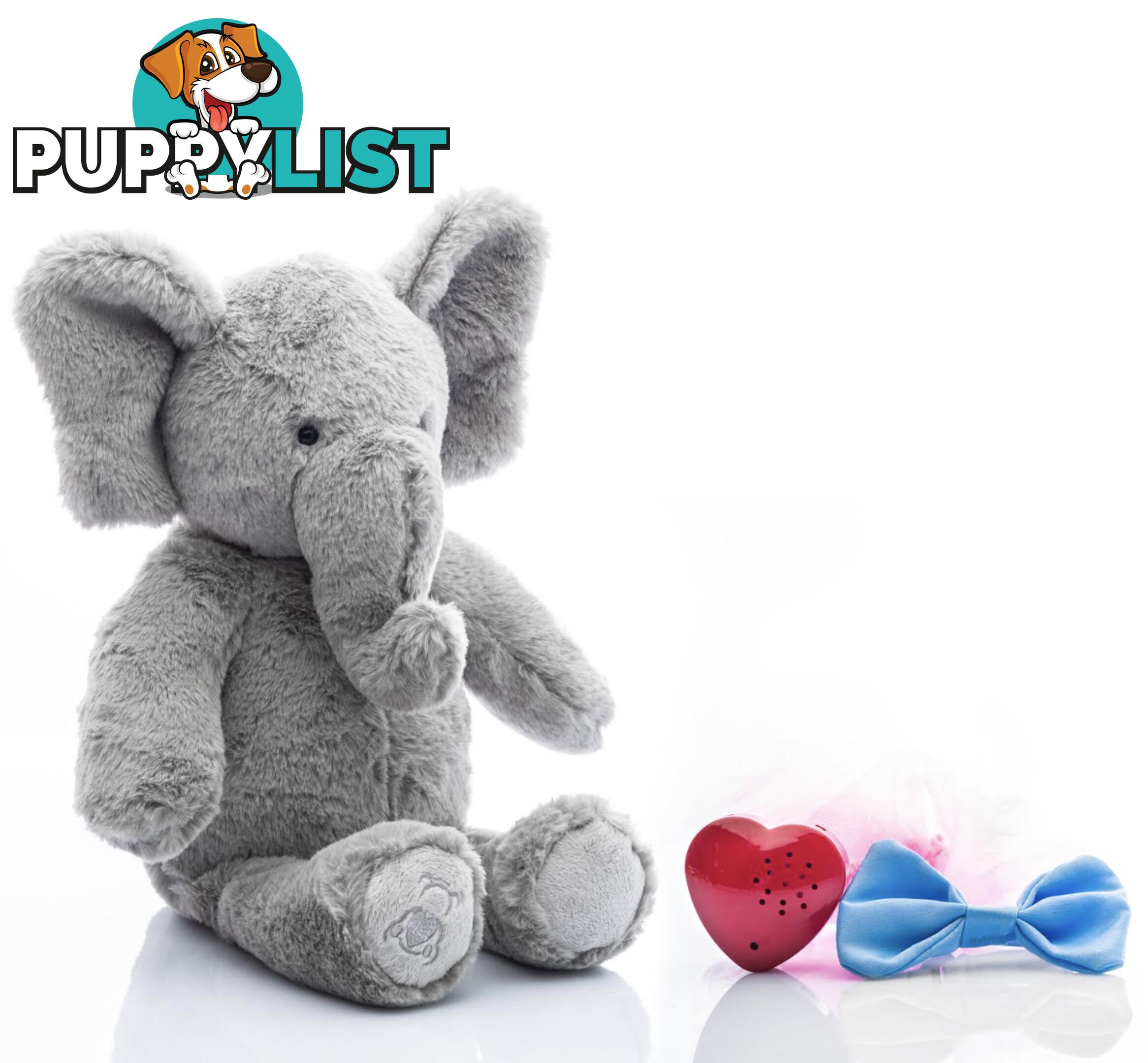 Baby Beats Heartbeats Plush Elephant