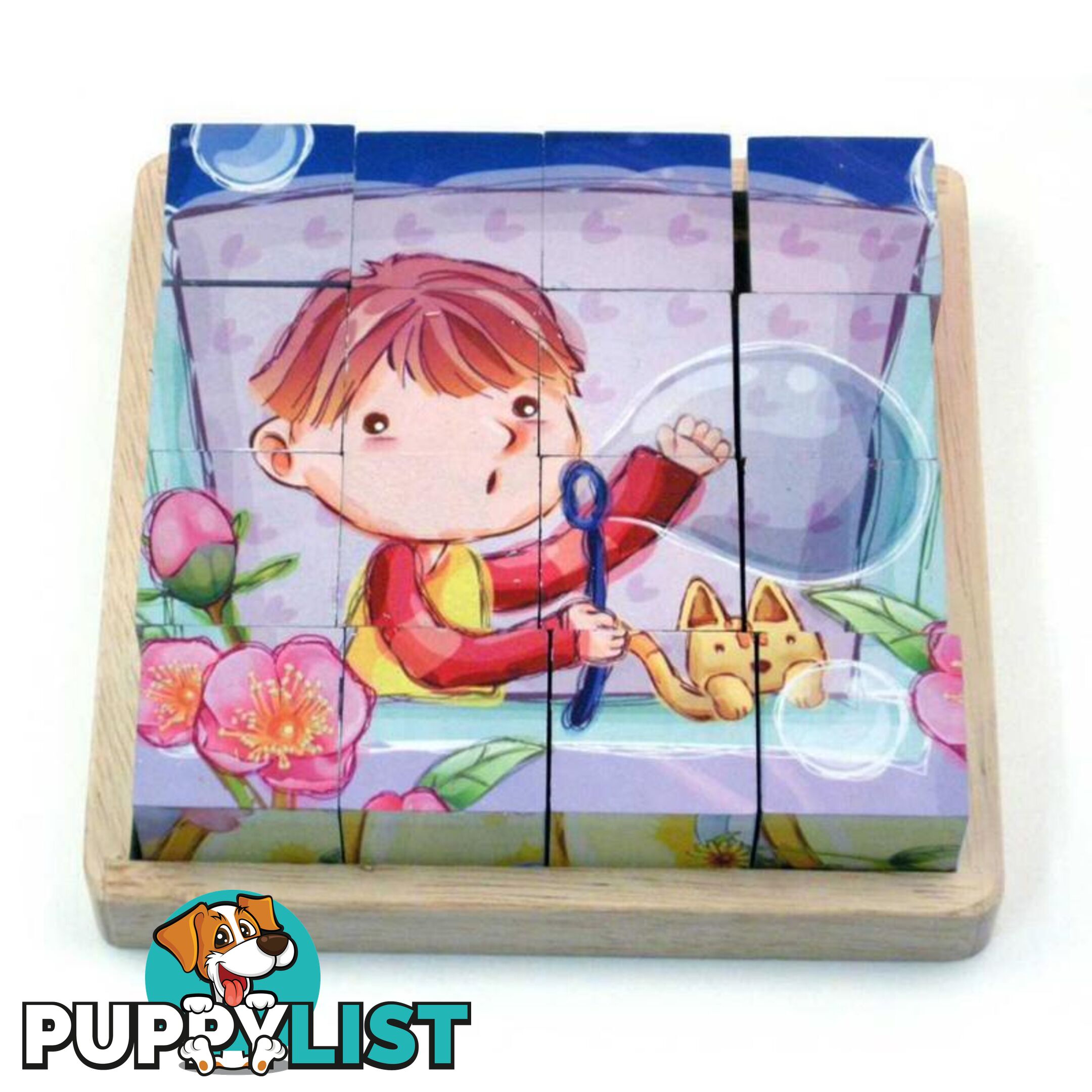 BOY CUBE PUZZLE 16PCS