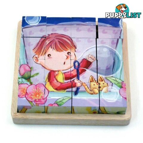 BOY CUBE PUZZLE 16PCS