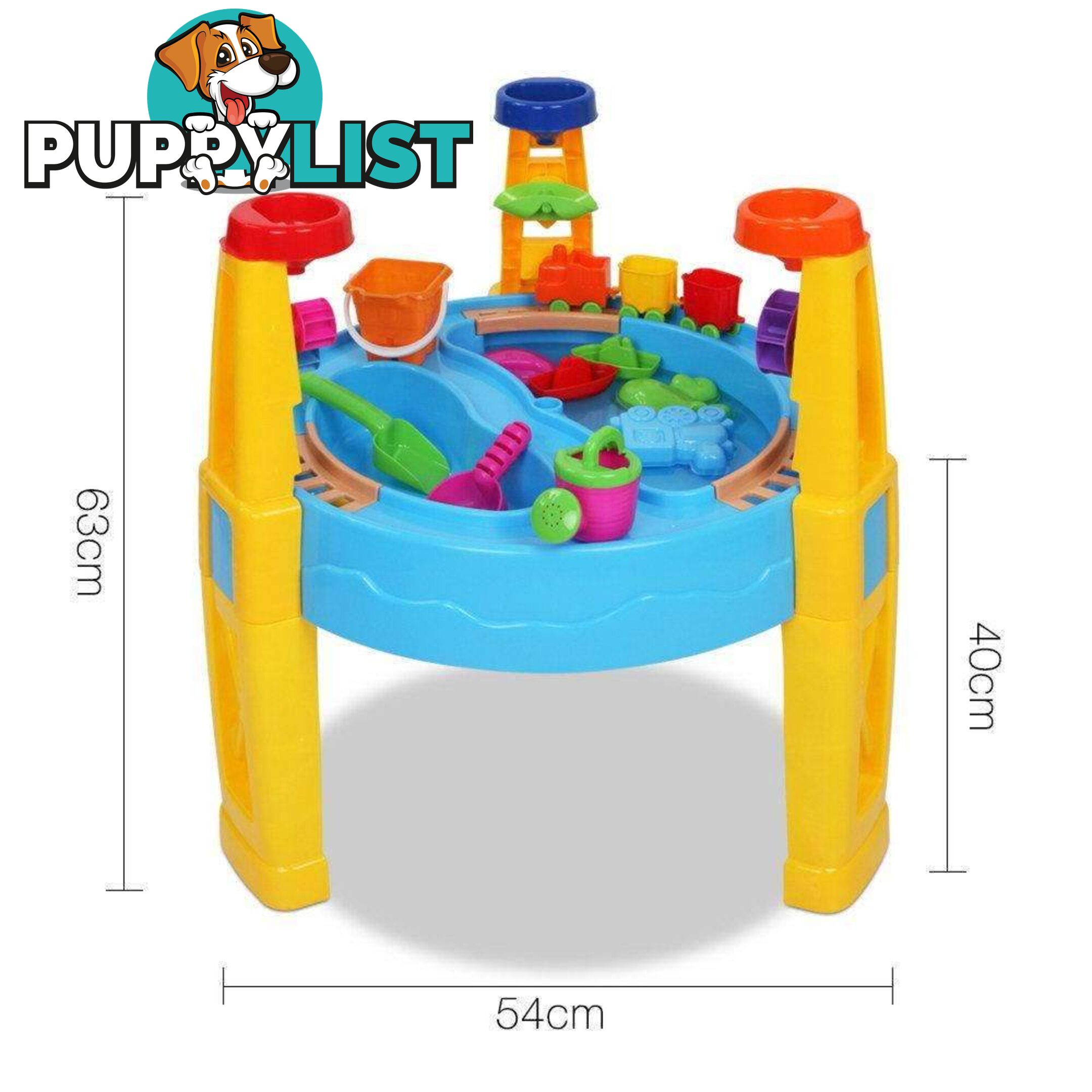 26 Piece Outdoor Kid's Umbrella & Table Sandpit Set