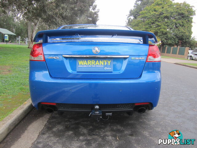 2010 Holden Commodore VE II SV6 Sedan Manual