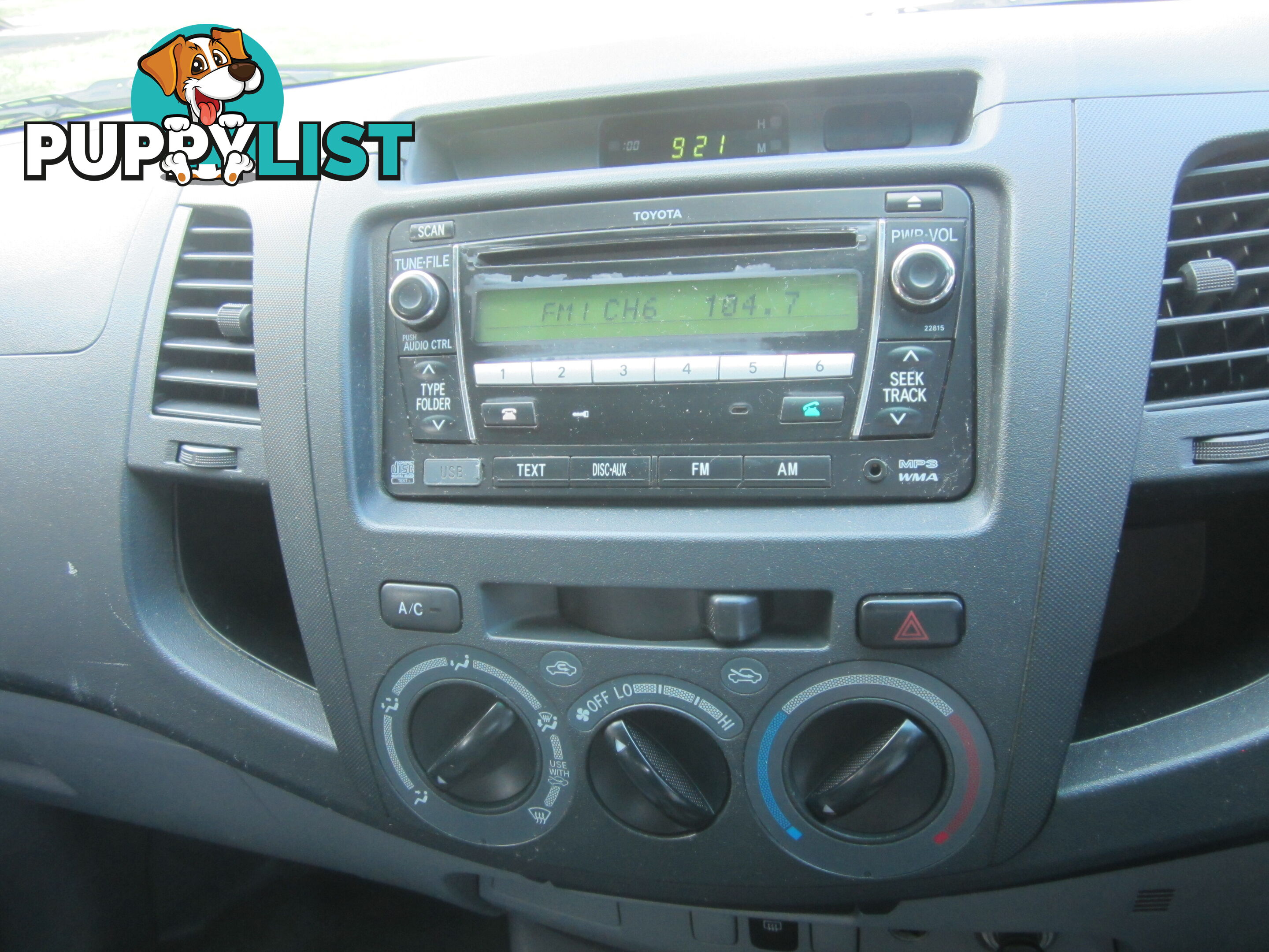 2009 Toyota Hilux Ute Manual