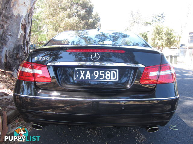 2009 Mercedes-Benz E-Class C207 E 350 AVANTGARDE Coupe Automatic