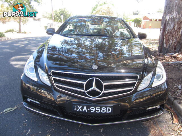 2009 Mercedes-Benz E-Class C207 E 350 AVANTGARDE Coupe Automatic