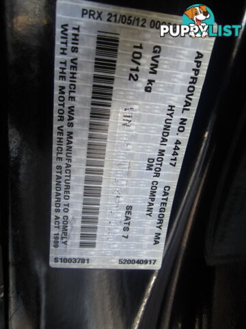 2012 Hyundai Santa Fe HIGHLANDER Wagon Automatic