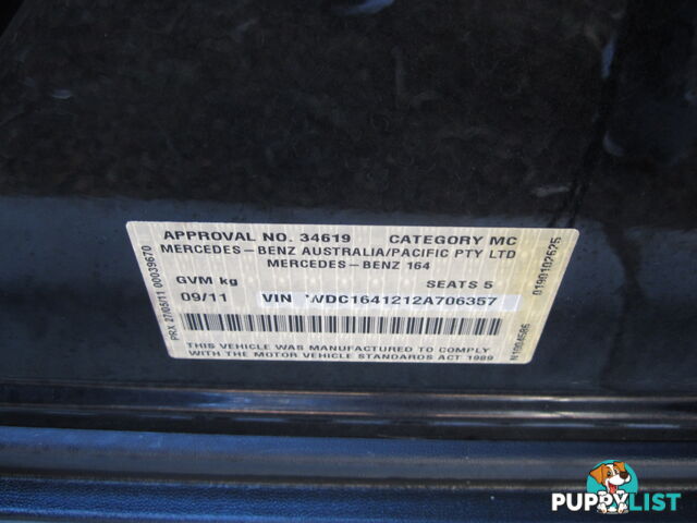 2011 Mercedes-Benz M-Class W164 SUV Automatic