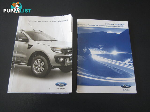 2014 Ford Ranger PX WILDTRAK Ute MANUAL