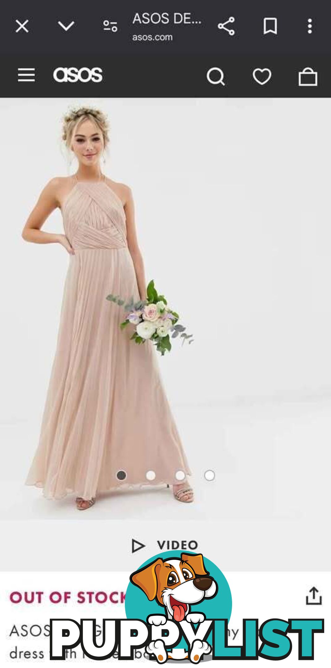 BRAND NEW 15X ASOS Bridesmaid Dresses in pink / BLUSH - sizes 8 and 10 (worth over $600+)