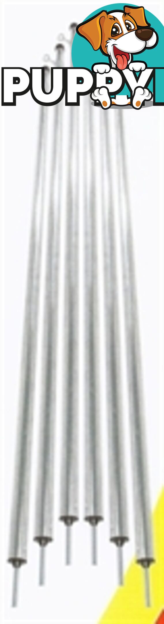 Tent Poles Galvanised 274cm