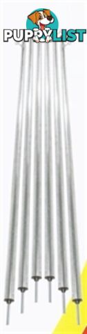 Tent Poles Galvanised 229 Cm