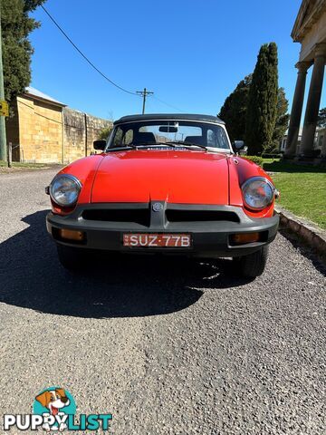 1977 MG B Limited Edition Convertible Manual