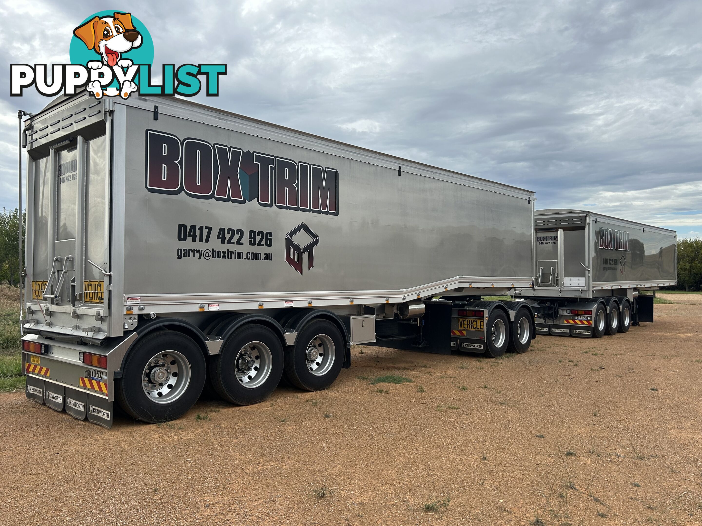 2023 Lusty Road Train End Tippers - Price GST Inclusive
