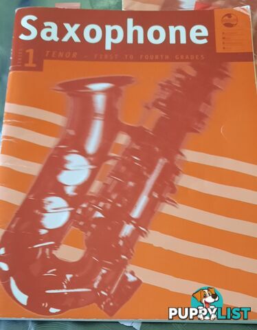 Saxophone Tenor Series One AMEB  - First to Fourth Grades. comes piano accompanimentmpanimentnt