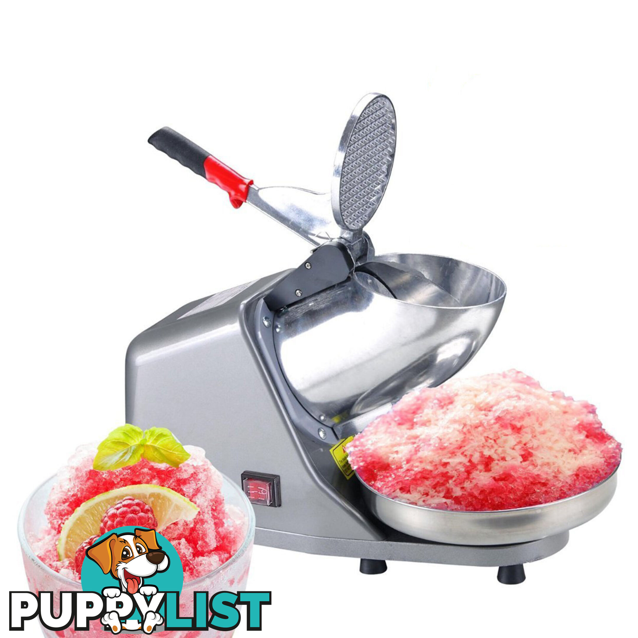 Electric Ice Crusher – Stainless Steel Blade for Perfect Shaved Ice