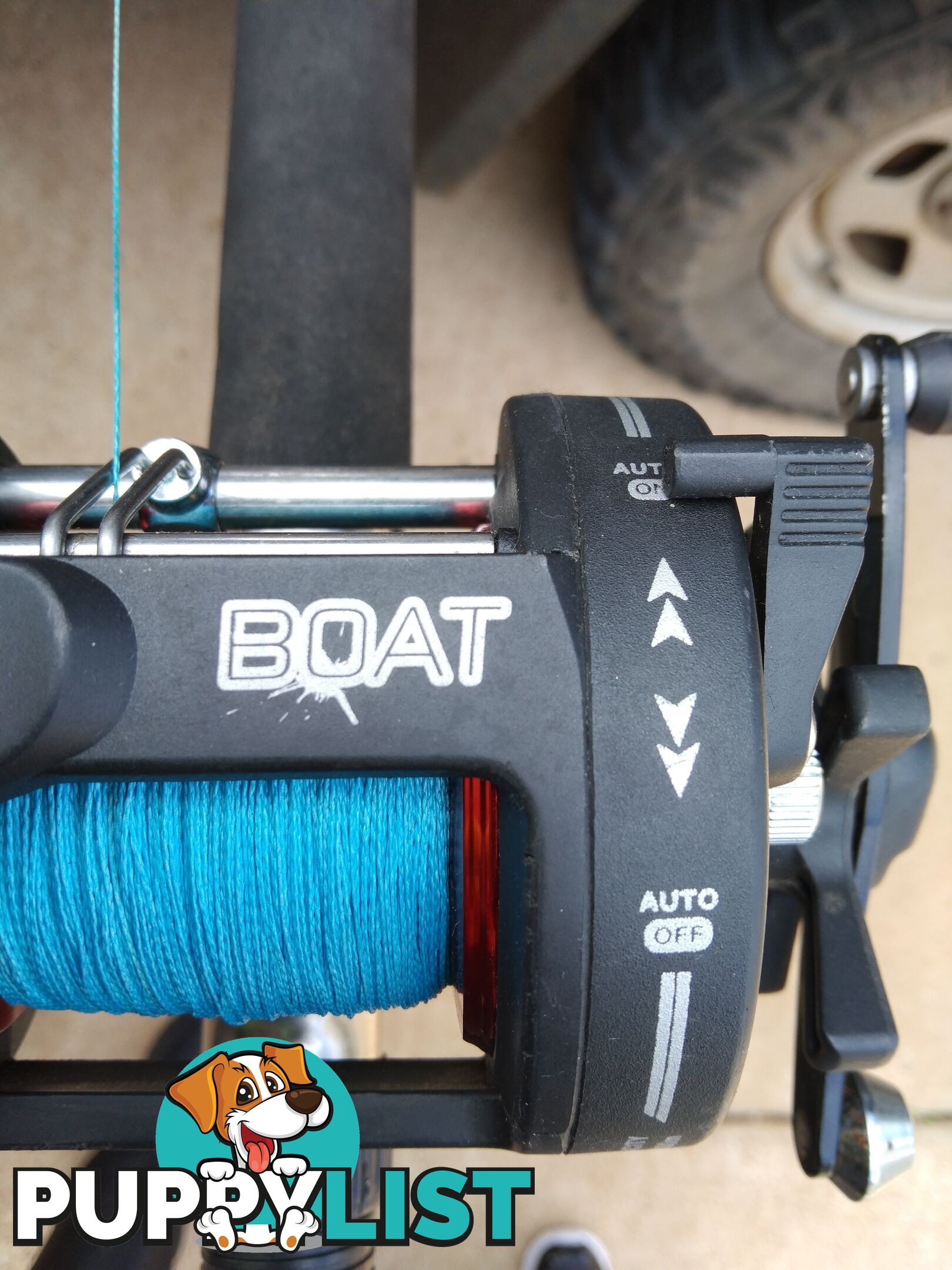Boat fishing rods