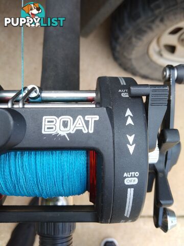 Boat fishing rods
